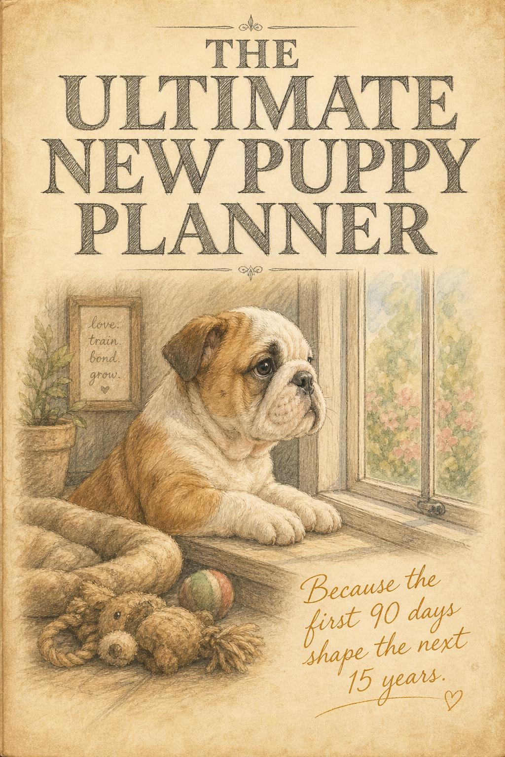 The Ultimate New Puppy Planner cover