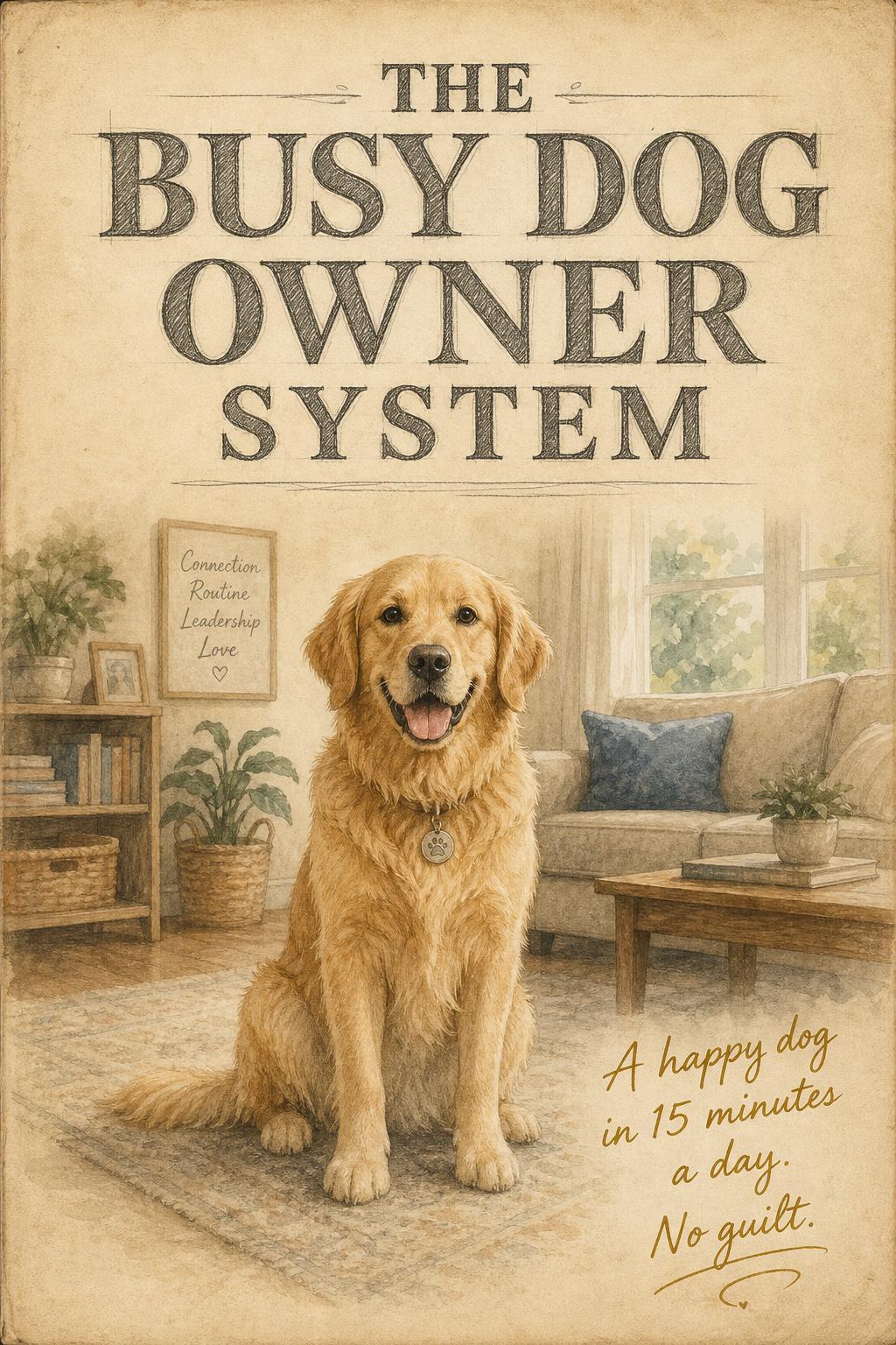 The Busy Dog Owner System cover